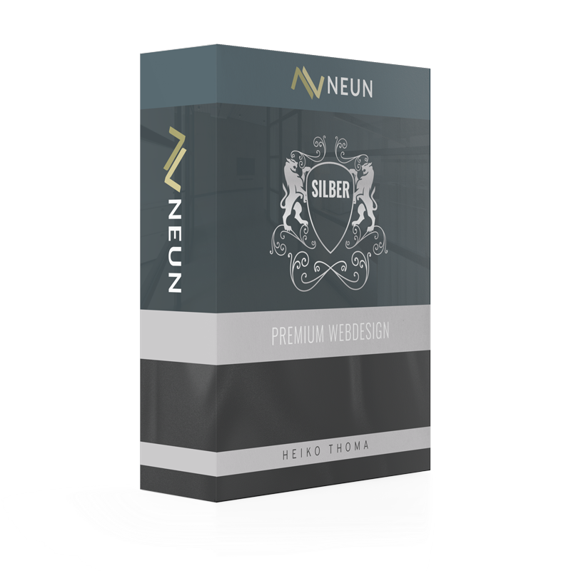 77NEUN Webdesing Silber Paket Webentwicklung Landingpage Onepager