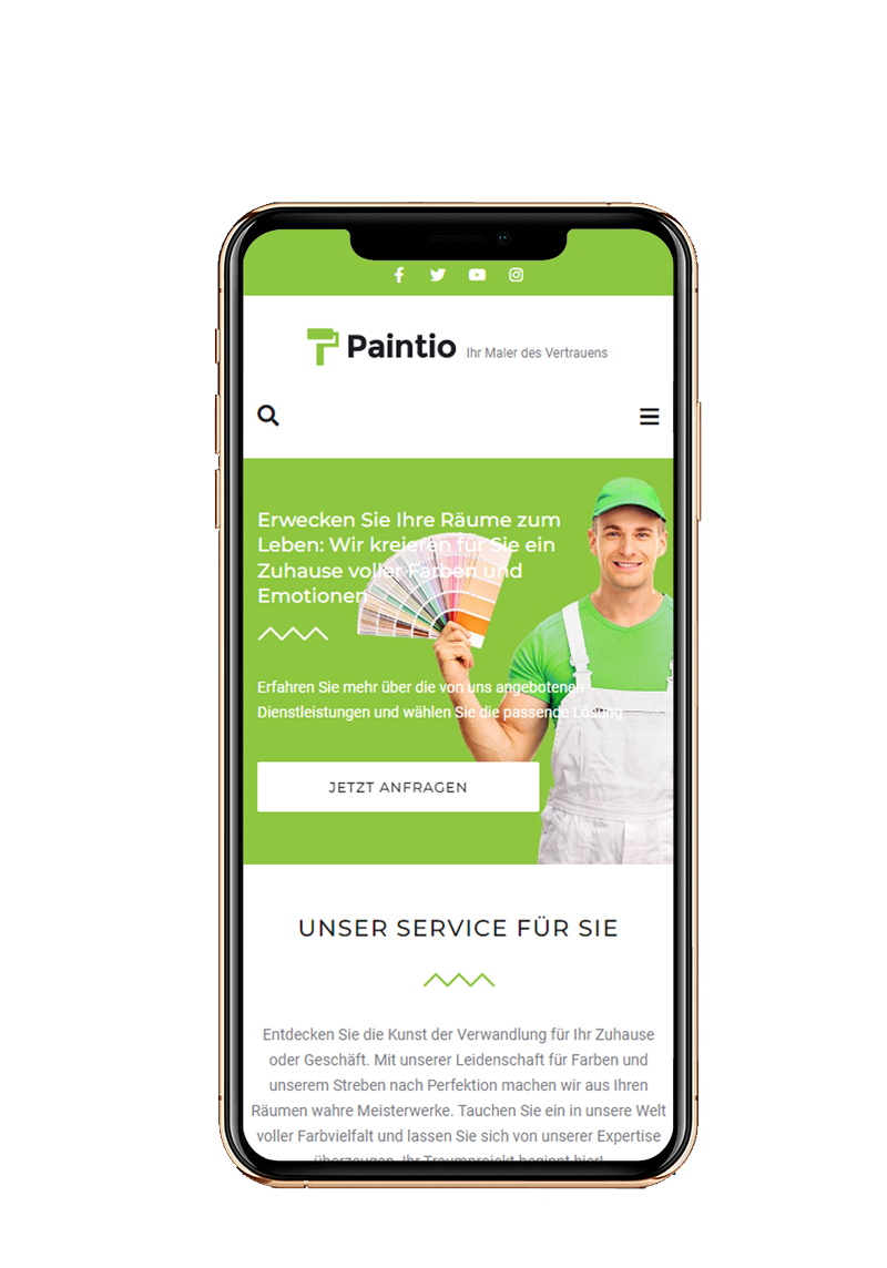 Jetzt Maler- & Lackierer-Website erstellen lassen und Premium-Kunden für hochpreisige Projekte gewinnen