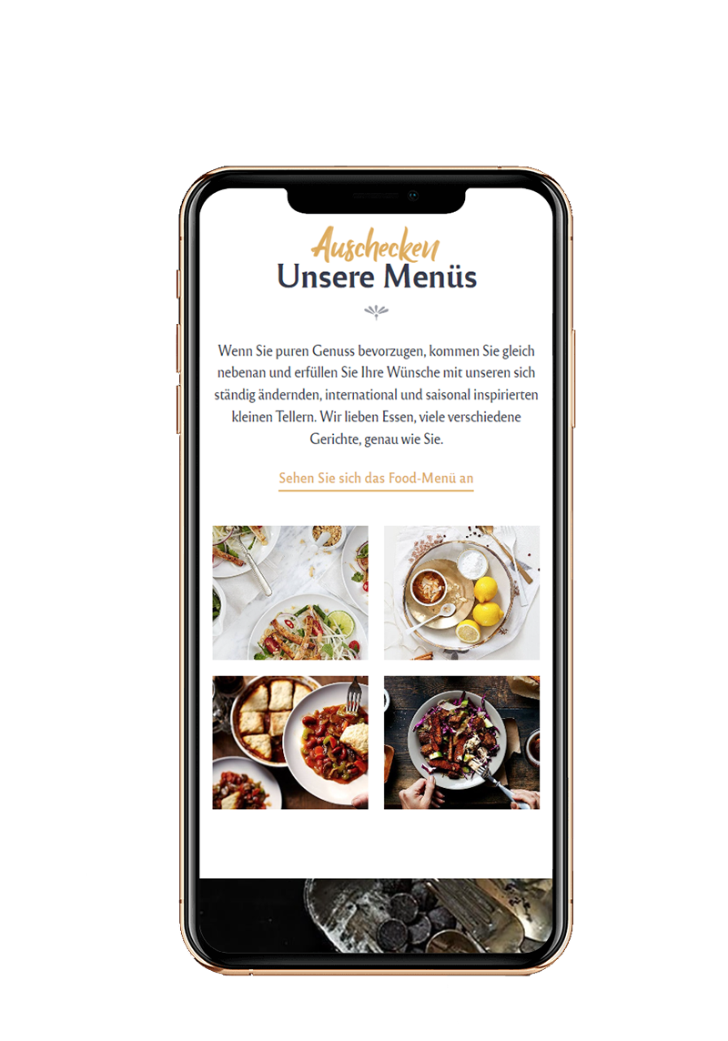 Website Webdesign für Restaurants, Cafés, Gaststätten, Gastronomie von 77NEUN