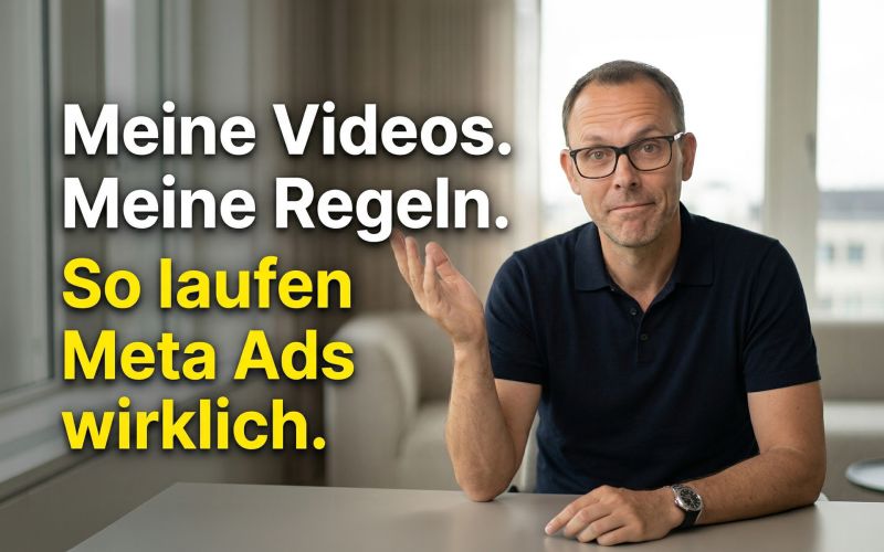 Meta Ads Video Format: Warum ich lieber alles selbst mache