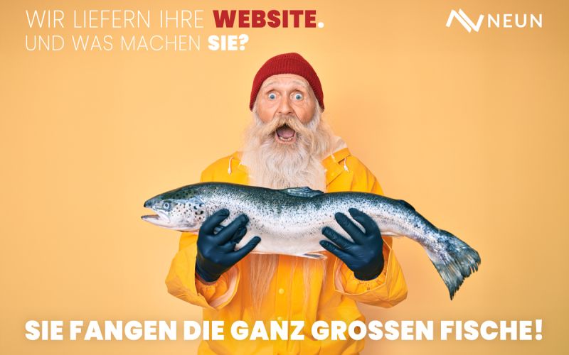 Mit Ihrer neuen Website von 77NEUN fangen Sie die ganz großen Fische