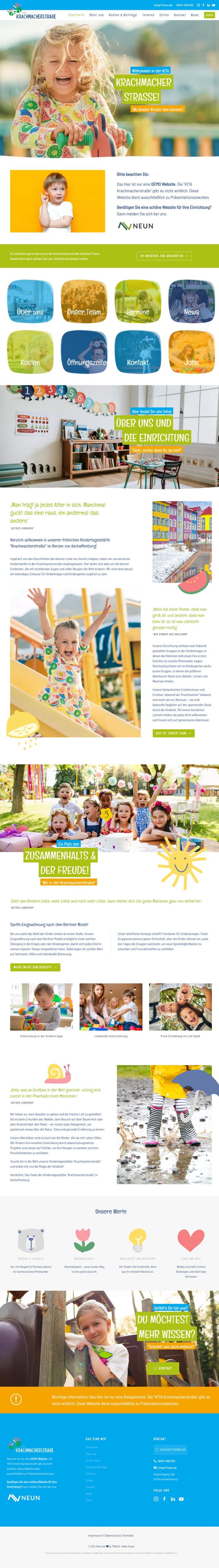 kita-krachmacherstrasse.de Screenshot Website