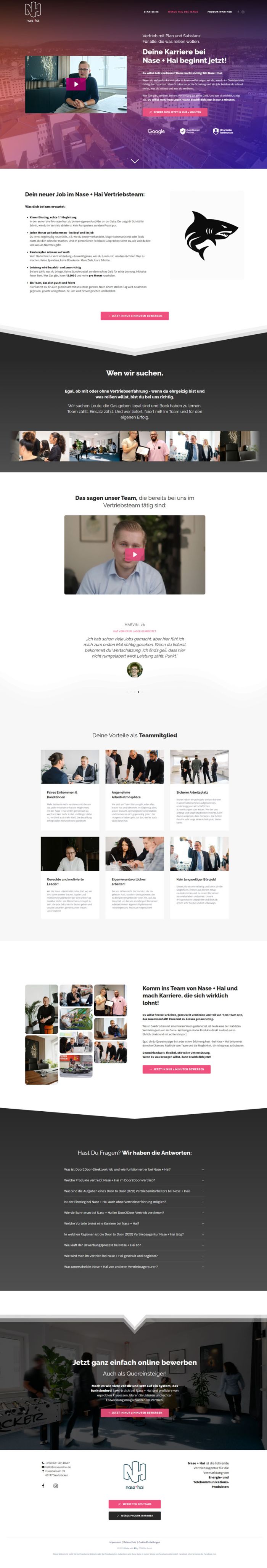 naseundhai.de Screenshot Website