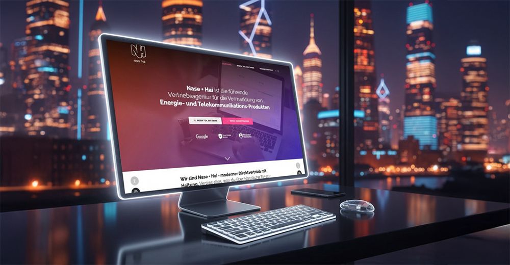 Neue Website für Nase + Hai in Saarbrücken – Moderner D2D Direktvertrieb