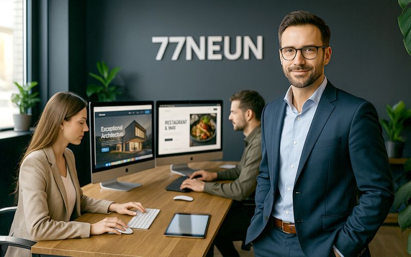 Profi Webdesign aus Aschaffenburg mit 77NEUN für mehr Neukunden und Bewerber