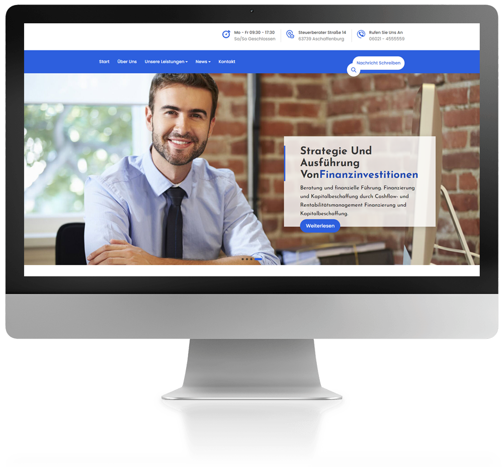 Website Webdesign für Steuerberater und Kanzleien von 77NEUN