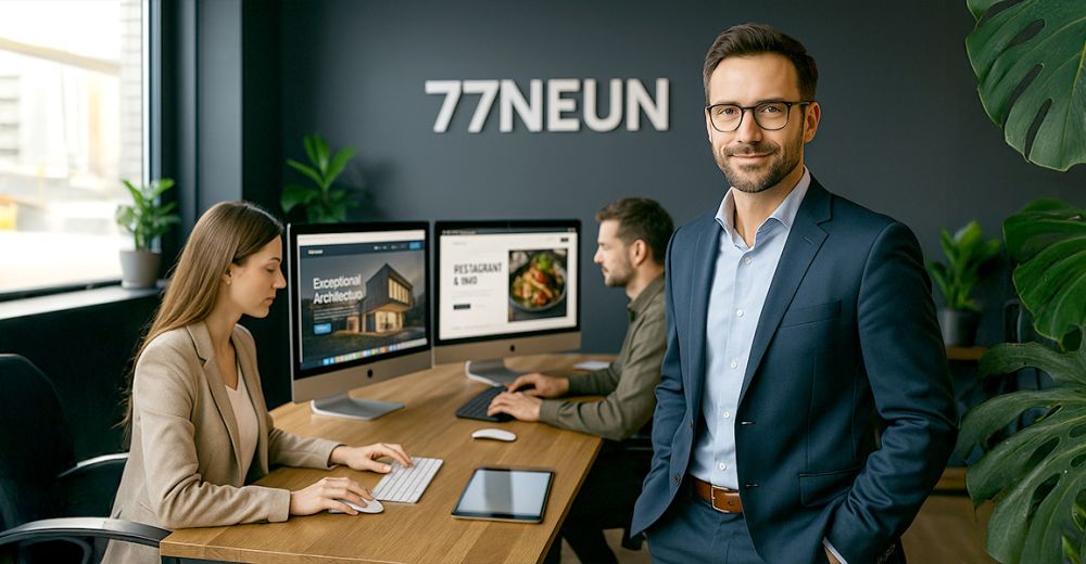 Profi Webdesign aus Aschaffenburg mit 77NEUN für mehr Neukunden und Bewerber